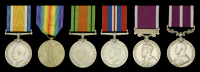 Six: Major (Quartermaster) G. B. Thomas, Royal Engineers

British War and Victory Medals (26665 A.W.O. Cl. 2. G....