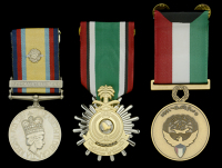 Gulf 1990-91, 1 clasp, 16 Jan to 28 Feb 1991 (24795469 L Cpl C J N Harkin RE); together with Saudi Arabian and...