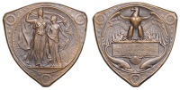United States of America, Louisiana Purchase Exposition, St. Louis, 1904, Gold Medal, a bronze plaque by A.A....