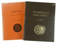 Kienast, G.W., The Medals of Karl Goetz, [1967], the 1980 Euclid reprint, ii + 284pp, illustrations in text;...