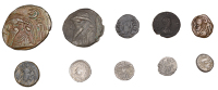 SOUTHERN GAUL, Allobroges, Drachm, c. 100-75, helmeted head of Mars right, rev. Hippocamp right, 2.32g/1h (DT 3125;...
