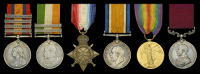 Six: Warrant Officer Class II M. Smyth, Royal Field Artillery, who witnessed considerable action during the Siege of...