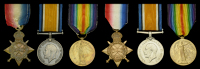 Three: Private C. C. Dunne, Liverpool Regiment
1914-15 Star (14556 Pte. C. C. Dunne. L’pool R.); British War and...