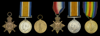 Three: Petty Officer First Class J. Hurst, Royal Navy
1914-15 Star (94627, J. Hurst, P.O.1., R.N.); British War and...