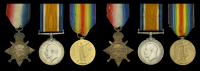 Three: Private R. Simpson, Seaforth Highlanders, who died on the Western Front on 1 April 1915
1914-15 Star (3-7879...