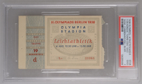 Germany, A ticket for the Olympic Athletics Contest, Berlin, 6th August 1936, no. 21064, events (110m Hurdles and...