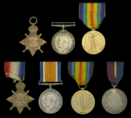 Three: Sergeant E. Frith, Royal Field Artillery
1914-15 Star (1401. Bmbr. -A-Cpl.- E. Frith, R.F.A.); British War...