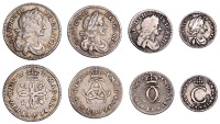 Charles II (1660-1685), Maundy Set, 1673 (ESC 596; S 3392) [4]. Very fine	 £150-£200