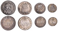Charles II (1660-1685), Maundy Set, 1677 (ESC 2373; S 3392) [4]. Very fine or better	 £150-£200