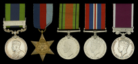 Five: Major S. A. Greenfield, Royal Engineers

India General Service 1908-35, 1 clasp, North West Frontier 1930-31...