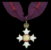 The C.B.E. badge attributed to Vice-Admiral K. G. B. Dewar, Royal Navy

The Most Excellent Order of the British...
