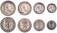 Edward VII (1901-1910), Proof Maundy Set, 1902 (ESC 3608; S 3985) [4]. Matt, good extremely fine	 £100-£120