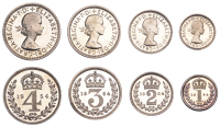 Elizabeth II (1952-2022), Sterling issues, Maundy Set, 1954 (ESC 4563; S 4131) [4]. About as struck	 £100-£120