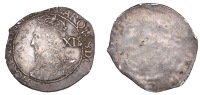 Charles I (1625-1649), Tower mint, Shilling, Gp G, type 4.4, mm. triangle-in-circle [1641-3], sixth bust with...