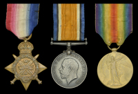 Three: Private R. Kenyon, East Lancashire Regiment

1914 Star (7167 Pte. R. Kenyon. 1/E. Lan: R.); British War and...