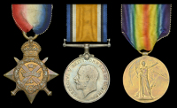 Three: Private J. S. Tomlinson, Royal Welsh Fusiliers

1914 Star (10684 Pte. J. S. Tomlinson. 1/R.W. Fus:);...