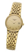 Longines. A lady’s gold plated wristwatch, Ref. L5 132 2, Les Grandes Classiques, circa 2005.
Movement:...