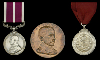 Army Meritorious Service Medal, G.V.R., 1st issue (11062 F. of W. Q.M. Sjt G. H. Webber. R.E.); together with the...