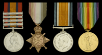 Four: Private T. Perren, Royal Fusiliers, who died in India on 7 May 1920

Queen’s South Africa 1899-1902, 4...