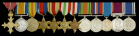 A fine Second War ‘Mine Clearance and logistics’ O.B.E. group of twelve awarded to Lieutenant Colonel G. W....