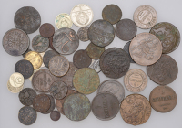 Miscellaneous, Russia, miscellaneous Imperial and Soviet coins in base metals (47), various types and dates [47]....