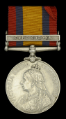 Queen’s South Africa 1899-1902, 1 clasp, Cape Colony (4103 Pte. J. Fowkes. Worcester Regt.) edge bruise and...