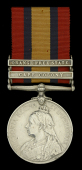 Queen’s South Africa 1899-1902, 2 clasps, Cape Colony, Orange Free State (1582 Pte. G. Crosbie. 5th. Rl. Fus.)...