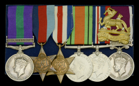 Six: Colour Sergeant T. Maund, Royal Berkshire Regiment

General Service 1918-62, 1 clasp, Palestine (5333390 Pte....