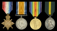 Four: Acting Company Quartermaster Sergeant W. B. Hughes, Highland Light Infantry

1914 Star (332 L.Cpl. W. B....