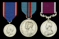 A 1911 ‘Delhi Durbar’ R.V.M. group of three awarded to Sub-Conductor H. Nicholl, Indian Ordnance...