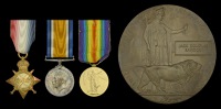 Three: Private J. D. Savidge, Honourable Artillery Comapany, who was killed in action on the Western Front at the...