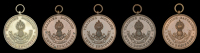 Three: Sapper A. B. Fisher, Royal Engineers
Royal Engineers Training Battalion, Medal for Drill, 34mm, silver,...