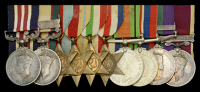 A rare inter-War ‘North West Frontier’ M.M. group of ten awarded to Captain W. Vincent, Royal Tank Corps, late...
