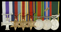 A good Second War 1942 ‘Western Desert’ M.C. group of seven awarded to Lieutenant-Colonel J. C. Barras, Royal...