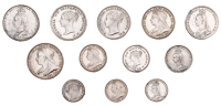 Victoria, Maundy Sets (3), 1845, 1892, 1900 (ESC 3488, 3550, 3558; S 3916, 3932, 3943) [12]. All with residue,...