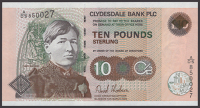 Clydesdale Bank PLC, £10 (3), 14 March 2006, prefixes A/DS and A/EB, also commemorative £10 (6), 15 March 2006,...