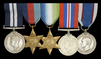 A fine Second War ‘Dunkirk operations’ D.S.M. group of five awarded to Able Seaman W. F. Lunn, Royal Navy, who...