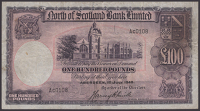 North of Scotland Bank Limited, £100, 1 July 1940, serial number AC0108, Smith signature, original paper, no holes...