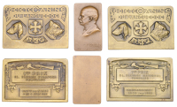 Miscellaneous, AUSTRIA, Franz Kaiser, 1903, a bronze plaquette by H. Schaefer, 24 x 42mm; FRANCE, Société Canine...
