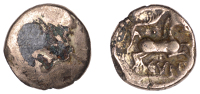 British Iron Age, CATUVELLAUNI and TRINOVANTES, Cunobelin (c. AD 8-41), a contemporary fourrée gold Stater, Plastic...