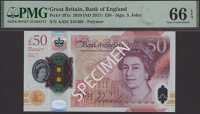 Bank of England, Victoria Cleland, £5, September 2016, serial number AA01 224402, £10, 14 September 2017, serial...