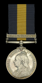 Cape of Good Hope General Service 1880-97, 1 clasp, Bechuanaland (Pte. E. F. Von Sychowski. Qnstown. R. Vol.)...