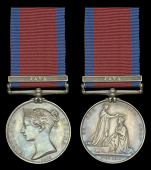 Military General Service 1793-1814, 1 clasp, Java (W. Armstrong, 14th Foot.) toned, good very fine	 £1,400-£1,800