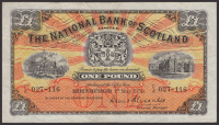 National Bank of Scotland Limited, £1, 1 May 1959, serial number C/A 027-116, Alexander signature, very fine, a...