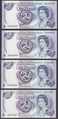 Isle of Man Government, W.Dawson,  £1 (3), ND (1990), prefixes R, S, and T, J. Cashen, £1 (4), ND (1992), prefixes...