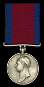 Renamed Medal: Waterloo 1815 (James ...ell, 2nd. Batt. 3rd. Foo ... ards.) re-engraved naming, fitted with...
