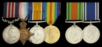 Family Group:

A Great War ‘Western Front’ M.M. group of four awarded to Private C. W. Rice, Rifle Brigade,...