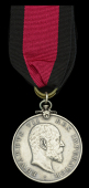 Natal 1906, no clasp (Tpr. C. de Jongh, Klip River Reserves.) original straight bar suspension broken, and replaced...