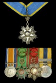 Five: Lieutenant-Colonel C. H. Townsend, East Surrey Regiment, and Pasha, Egyptian Army - Governor of Berber...