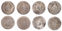 A group of silver counters by De Passe (4), Henry I, 26mm, 2.79g/12h; Henry IV, 26mm, 3.09g/12h; Henry VI, 26mm,...
